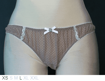 6ixty 8ight Sheer polka-dot bikini