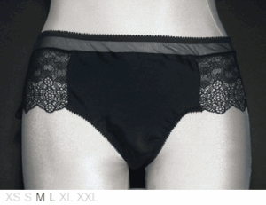 Addiction Lingerie Sheer and lace knicker