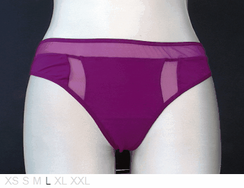 Addiction Lingerie Poly and sheer thong