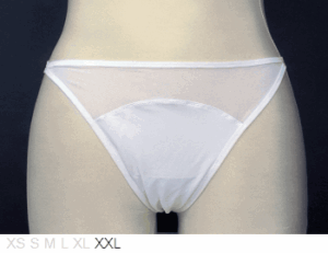 Addiction Lingerie Poly and sheer thong