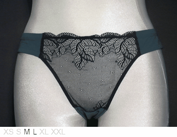 Addiction Lingerie Sheer and lace string bikini