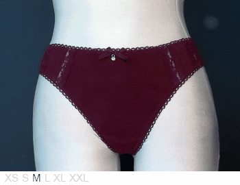 Allegro 85% polyamid Antique Rose thong
