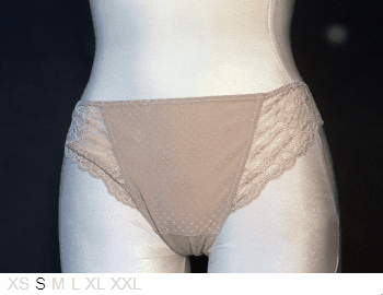 Antinea Stretchy poly and lace bikini