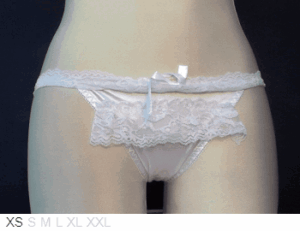 Ao Lei Shi Ruffled bridal string bikini