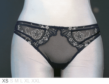 Argentovivo Sheer and lace bikini