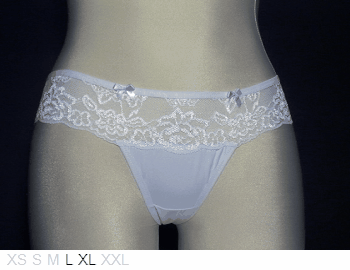 Arsie Lingerie Poly and lace Brazilian bikini