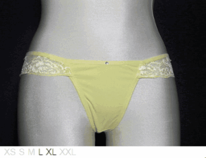 Arsie Lingerie Poly and lace Brazilian bikini