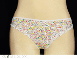 Aubade Bahia poly and cotton blend thong