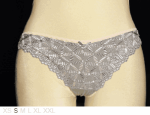 Aubade Bahia poly and cotton blend thong