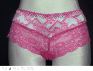 Aubade Poly and lace shorty