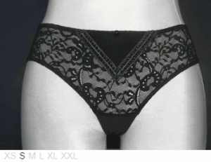 Aubade Poly and lace bikini