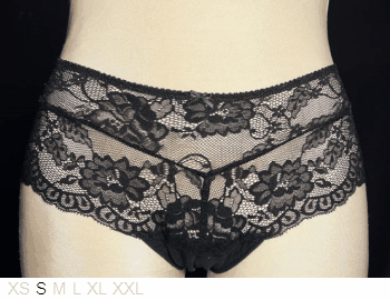 Aubade Sheer and lace knicker