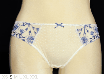 Aubade Italian bikini with embroidery
