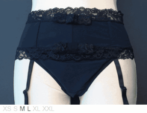 Aubade Leaver's Lace, Removable Suspenders
