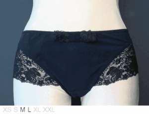 Aubade Romy Leaver's Lace boy-tanga