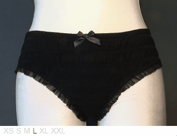 Aubade Soft and light, ruched polyamide tanga