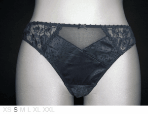 Aubade Polyamide and poly thong