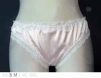 Audelle Caitlin satin front, sheer back bikini