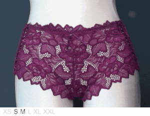 Audelle Fiore lace shorty