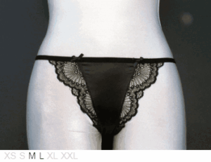 BCBGeneration String bikini with lace trim