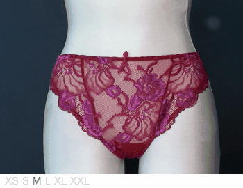 Barbara Poly and lace bikini