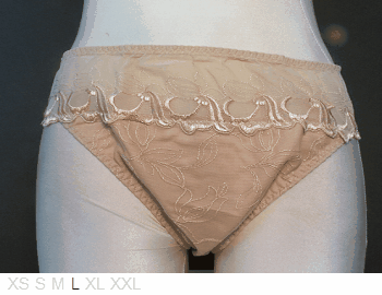 Barbara 65% polyamide and lace slip