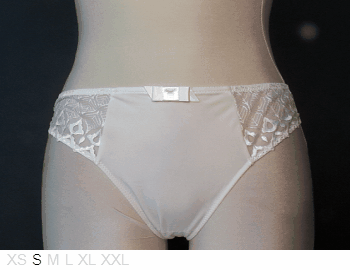 Barbara 64% polyamide bikini with lace
