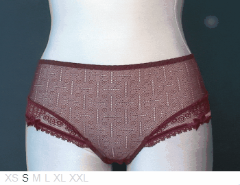 Barbara 73% polyamide sheer shorty
