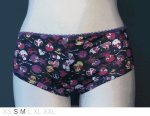 Bloor St Basic poly printed shorty