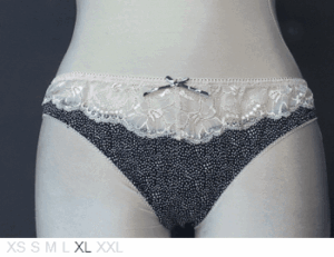 Blush Girlie Show Cotton and lace bikini