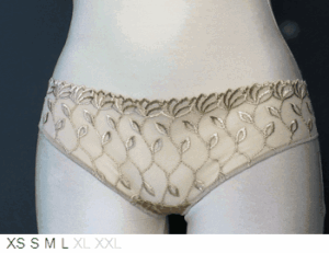 Bracka Sheer front, lycra back Colombian thong