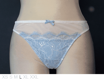 B.Tempt'd Sheer and lace thong
