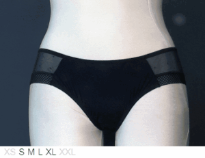 B.Tempt'd Poly bikini with sheer sides