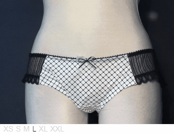 B.Tempt'd Thin poly hipster with lace sides