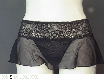 B.Tempt'd Sheer skirted thong