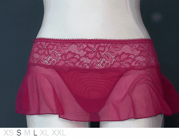 B.Tempt'd Sheer skirted thong