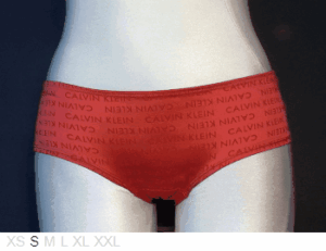 Calvin Klein 92% polyester hot hipster