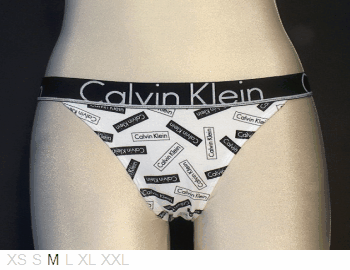 Calvin Klein 92% cotton string bikini