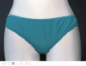 Carrie Amber Low rise microfiber thong