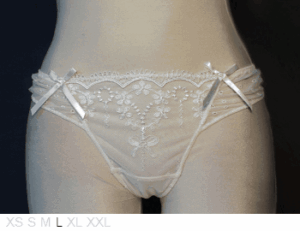 Chantelle Sheer and lace thong