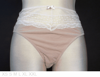Chantelle Very soft poly and lace bikini