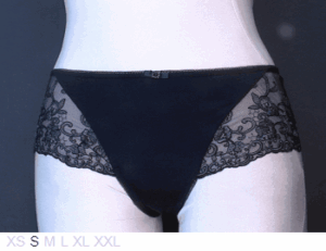 Charade Poly and lace hipster