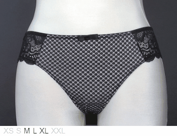 Christian LaCroix Italian style lace hipster