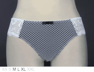 Christian LaCroix Italian style lace hipster