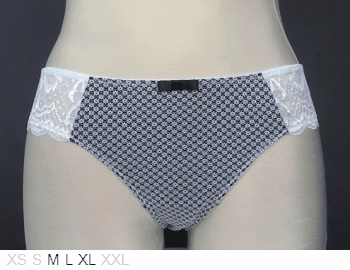 Christian LaCroix Italian style lace hipster