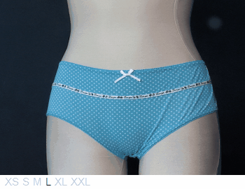 Coco Secret Thin, poly, polka-dot hipster