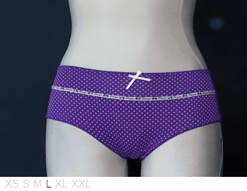 Coco Secret Thin, poly, polka-dot hipster