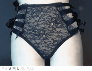 Collette & Sebastian Sexy 4-string tie-side brief