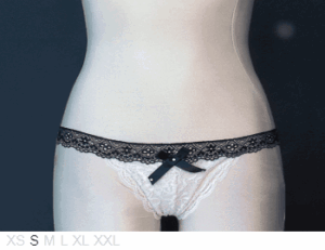 Criss Pure lace Colombian tanga thong