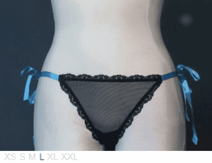 Criss Sheer tie-side bridal string bikini